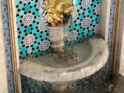 Classical Lion Head Wall Fountain Set 635 3D model purchase