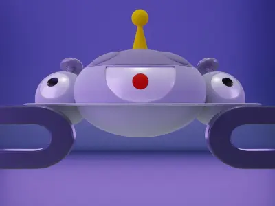 Magnemite linea evolutiva 3D model