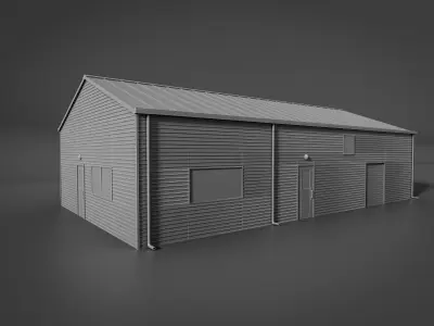 buildings game asset volume 01 3D Model Pack
