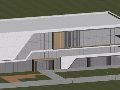 Modern Office Building 3D model