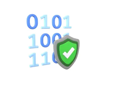 Data Protect Icon v1 001 Low-poly 3D model