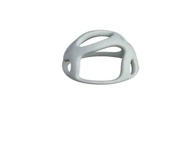 SciFi Cube Object No 44666 Low Poly Shape Low-poly 3D model