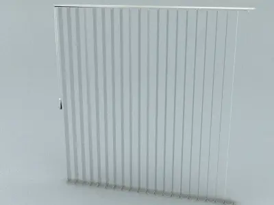 laos Vertical Blinds Low-poly 3D model