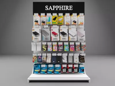 Electronics Display Stand 3D Model MAX FBX OBJ 3D model