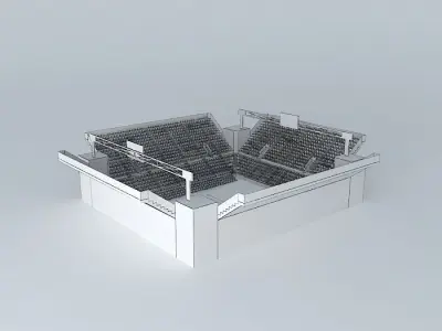 Tennis stadium 3D model purchase