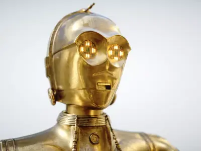 Robot C3PO  3D model
