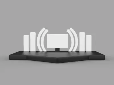 event stage design 3D model