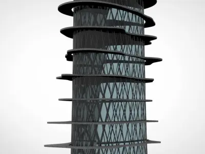 Terrace Tower  3D model