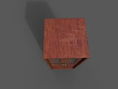 Old Modern Furniture 3D Model Terror Low-poly 3D model 18