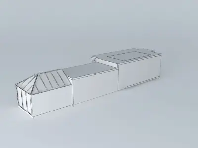 Victorian London Terrace House - small bedroom 3D model
