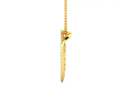 Women Pendant 3DM STL OBJ FBX Render Details 3D print model 26