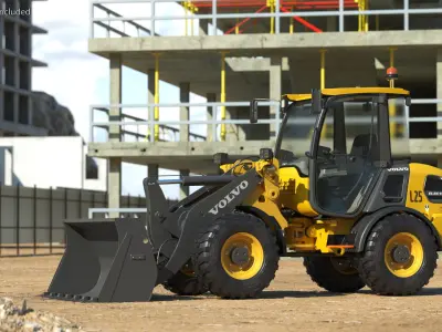  Volvo L25 Electric Loader with Bucket 