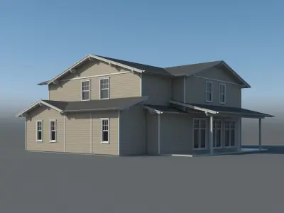 Generic House 005 3D model