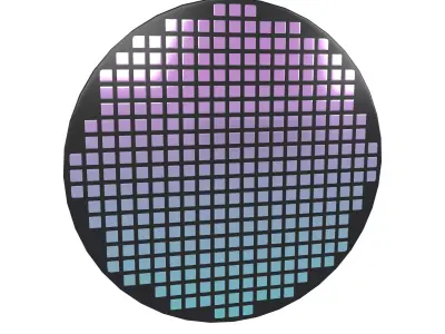 Chip Die Icon v1 001 Low-poly 3D model