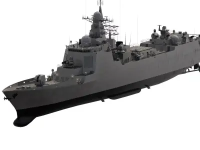 HELENIC COAST DESTROYER 3D model