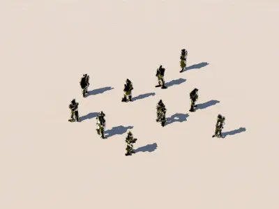 MUTANT CROWD - PACK 3 3D model