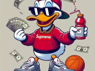 Money duck pendant street style pendant 3D print model