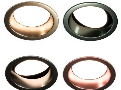 Cini  Nils Indice Tondo Spotlights 3D model