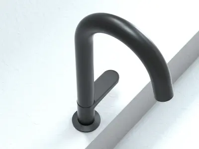 Minimalistic Watertap 01 German industrial Design 3D model