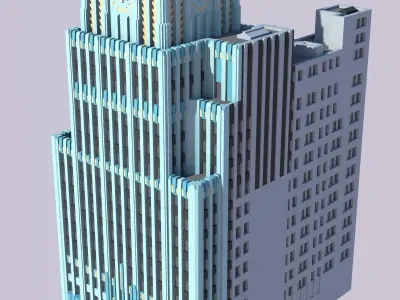 Eastern Columbia Building 3D print model