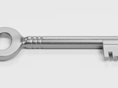 New Key V3 - Universal Hollow Barrel Skeleton Key 3D model