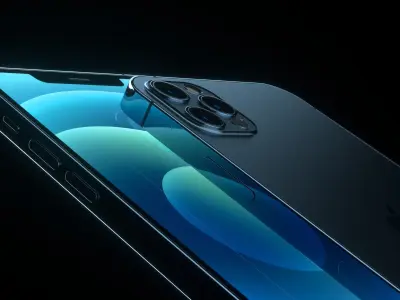 iPhone 12 Pro - Octane Light Scene 3D model