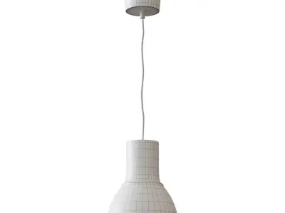 HEKTAR Pendant lamp dark gray 22 cm 3D model