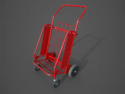 Transport Cart PBR 3D model 3D model