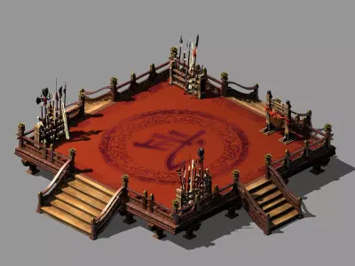 Song dynasty-East City-Arena 3D model