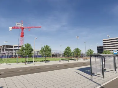 Small European City 3D model