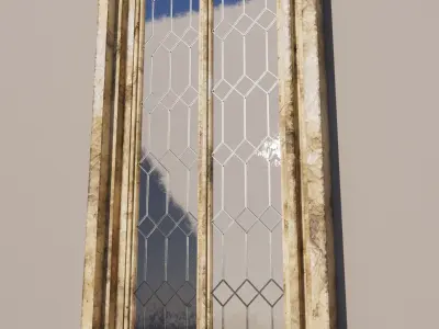 Gothic Window 3D model