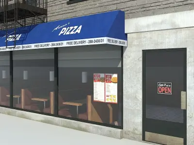 NYC Building Low-poly 3D model order