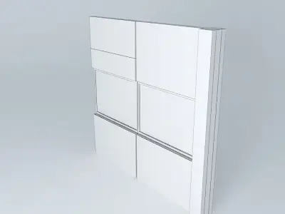 Small Window Baskerville House Segment Pack 3D model