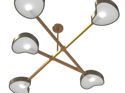  Gaspare Asaro CUORE CEILING LIGHT 3D model