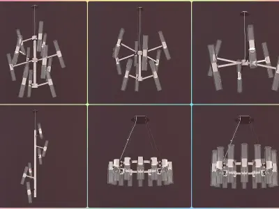 CHAOS LIGHT COLLECTION OF PATRIZIA GARGANTI 3D Model 3D model