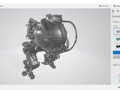 War Robot Character R05 3D model