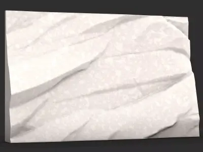 Stacked Slate Rock Wall Panel 3D print model purchase