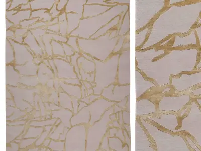  Tracery Gold RUG 3D model