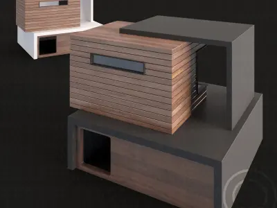 Cat The Dwell House Low-poly 3D model