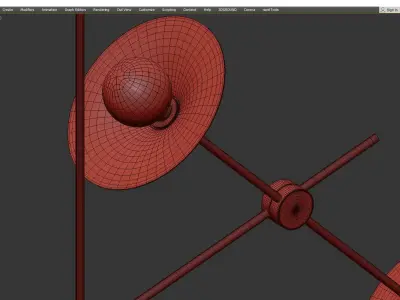 GORN NEW CHANDELIER Low-poly 3D model