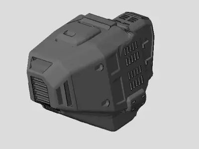 CHIBI-TECH SD - BOOSTER-RX         3D print model