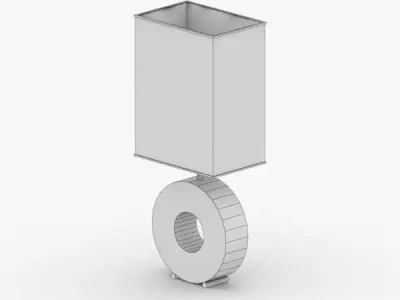 1400 - Table Lamp Low-poly 3D model