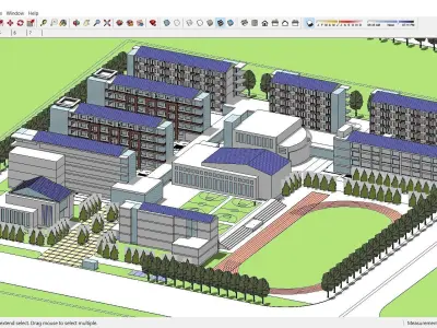 Sketchup School and University 131 3D model