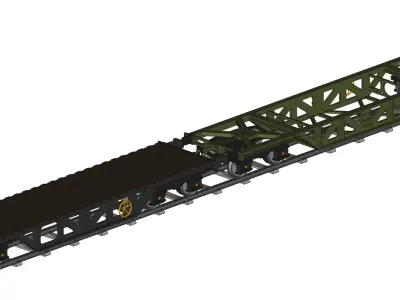 RAIL CARS PACK  and CARGO STL and STP CAD 3D print model