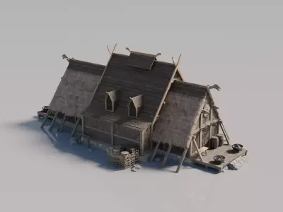 Nordic House 21 3D model