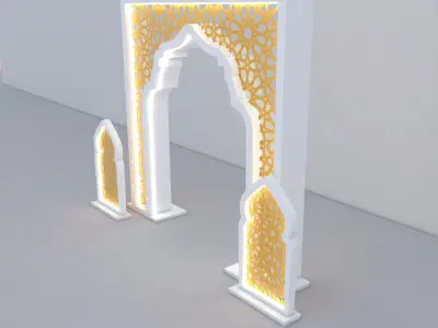 Islamic Gate 3D model