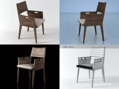 Betty armchair 3D model