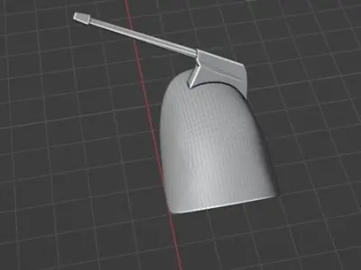 Phase 1 Animated 6 Inch Clone Commander Cody Helmet and Shoulder 3D print model