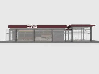 Cafe Modern 2 3D model