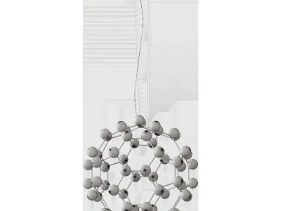 Fullerene pendant lamp 3D model